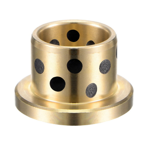 Ochoos 5Pcs JDB JDB081215 081215 8 x 12 x 15mm Graphite Lubricating Brass Bearing Bushing Sleeve Oilless 
